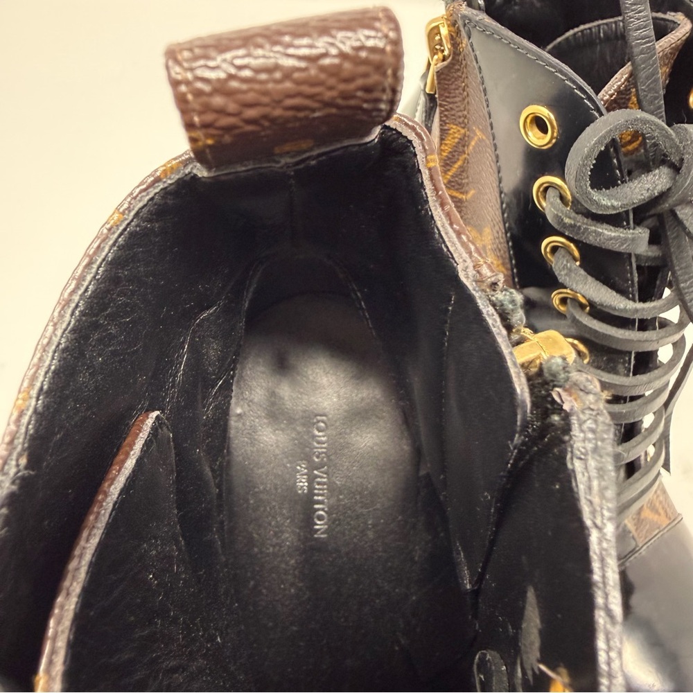 Louis Vuitton Star Trail Leather Ankle Boots Womens Size IT 36.5 / US 6.5 - Picture 7 of 15